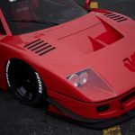 Transformasi Agresif Ferrari F40 Dengan Wide Body