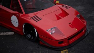 Transformasi Agresif Ferrari F40 Dengan Wide Body